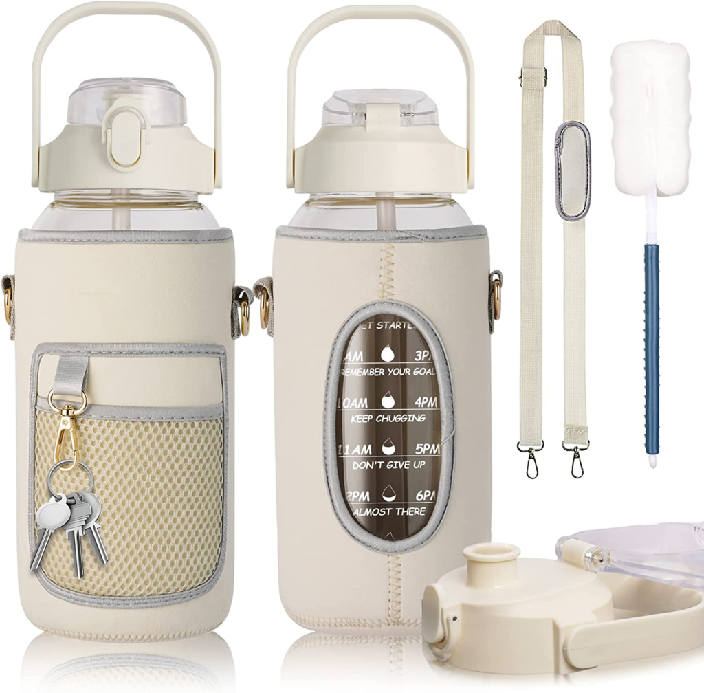 64oz Goswe Motivational Leakproof Bottle