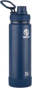 Takeya Actives Insulated Stainless Steel Water Bottle with Spout Lid
