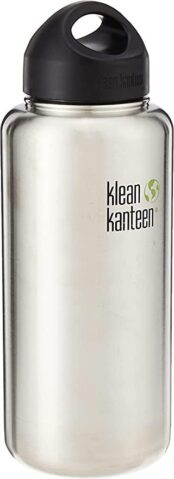 Klean Kanteen Wide Mouth Stainless Steel Water Bottle
